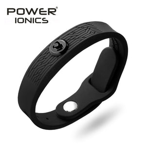 Power Ionics Super Hero Series 3000 ions Sports Titanium Fashion Waterproof Bracelet Wristband Balance Human Body Free Lettering